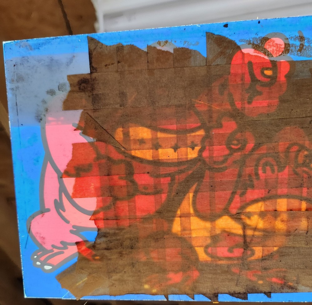 Donkey Kong Jr Original Marquee