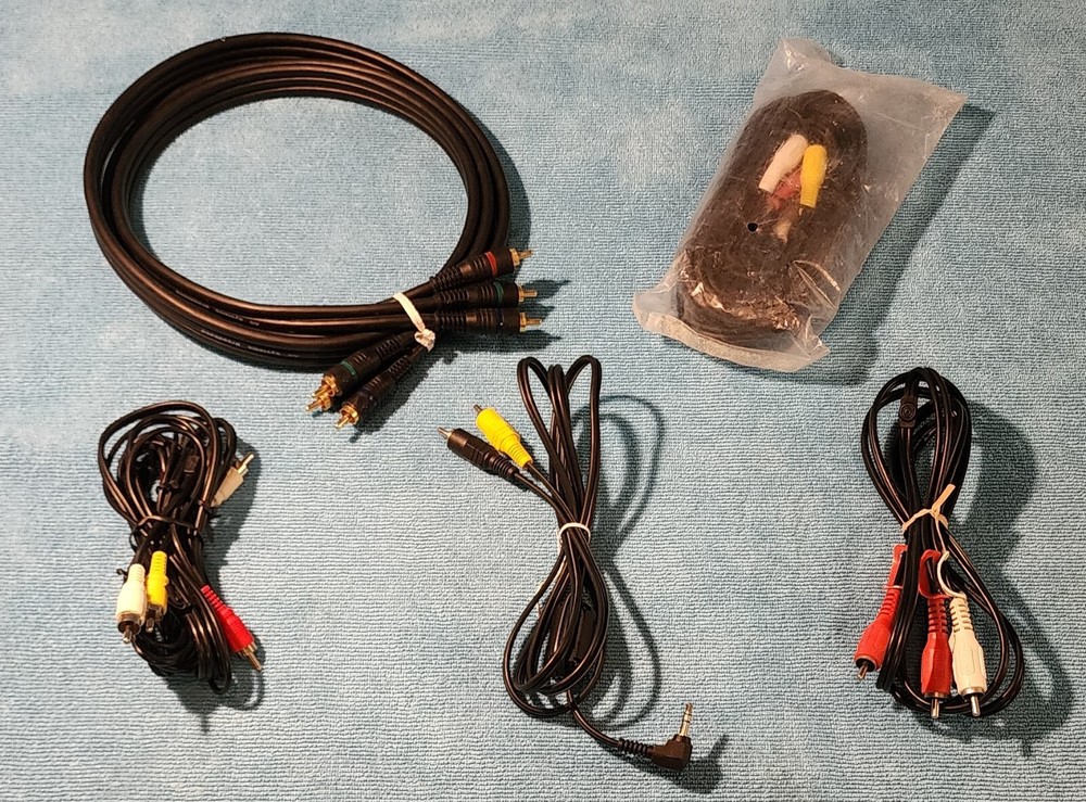 Vintage 6 Misc RCA Cables