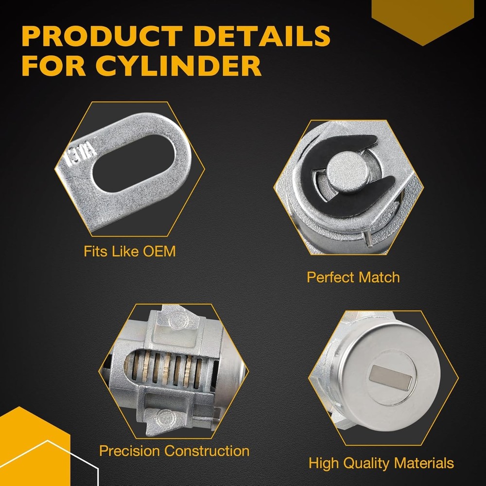 Chrome Tailgate Handle Liftgate Latch Handle with Rear Camera Hole Lock Cylinder