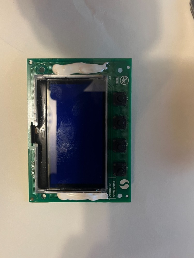 Water Softener 6381006 PCB Display for Runxin F-79B & 82B LCD Display Code (968)