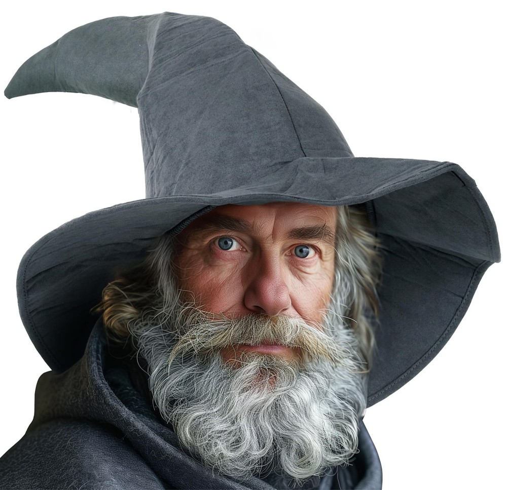 Wizard Hat Adults Halloween Witch Sorcerer Costume Accessory Magic Prop