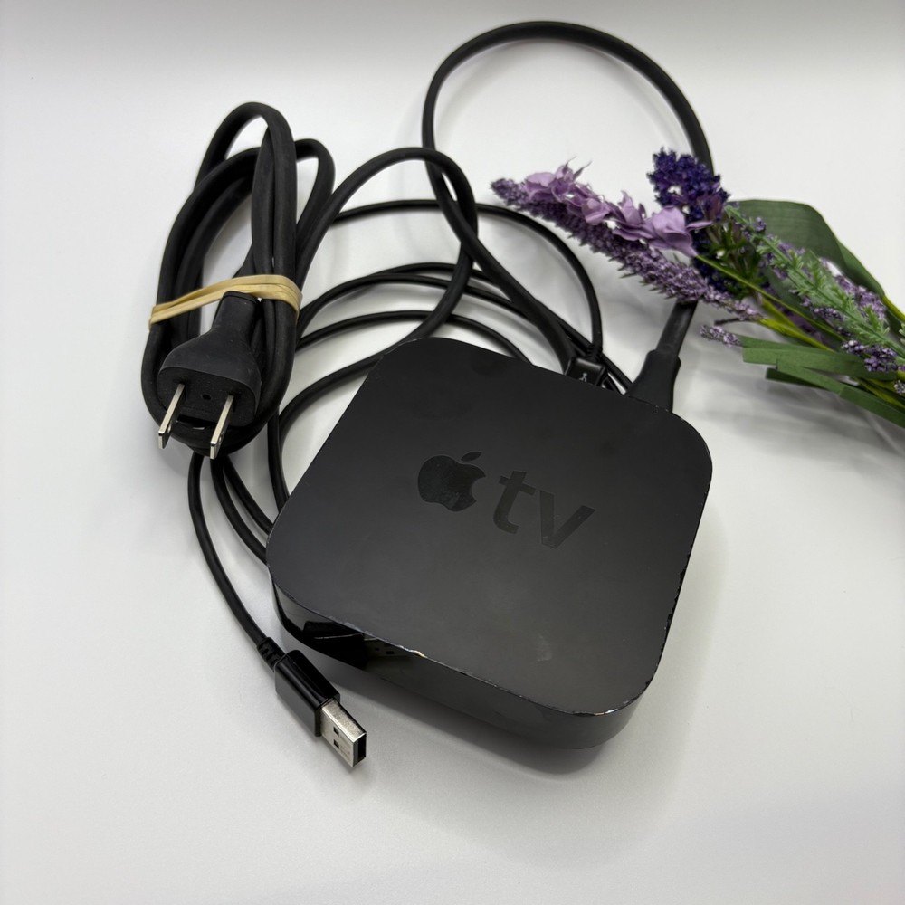 Apple TV 3rd Generation HD Media Streamer A1469 Tested Working No Remote