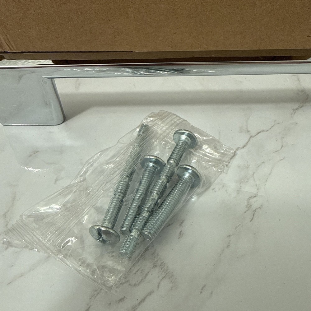 10 Pack 5" Cabinet Pulls 128mm Polished Chrome Kitchen Drawer Handles