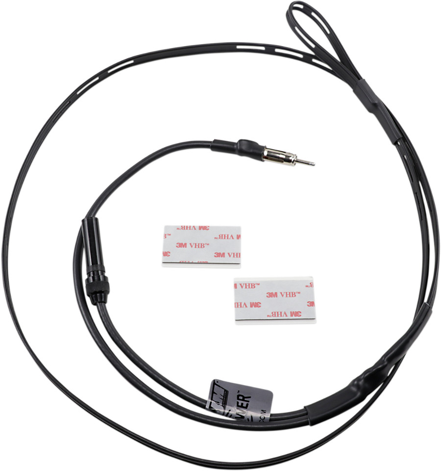 J&M Passive Flex Power Hide Away Antenna for 1989-2013 Harley Touring Models