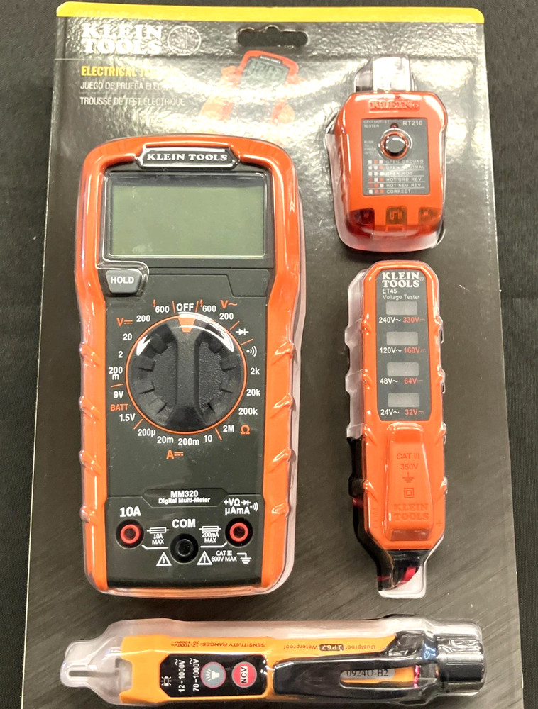 Klein Tools MM320VP Multimeter Electrical Test Kit