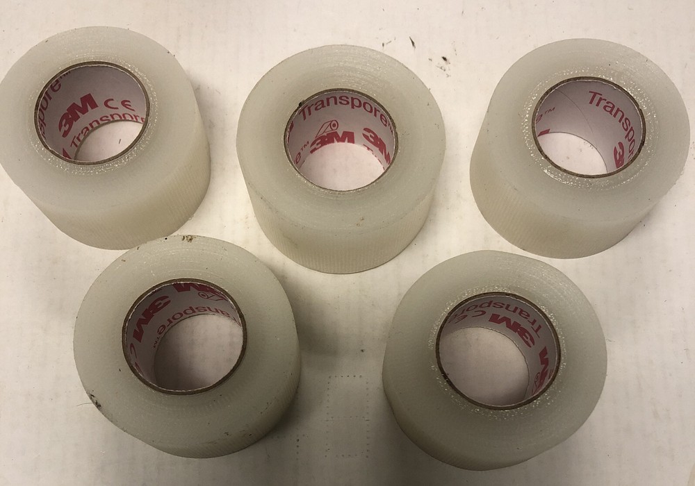 5 PCS  Transpore 1 inch