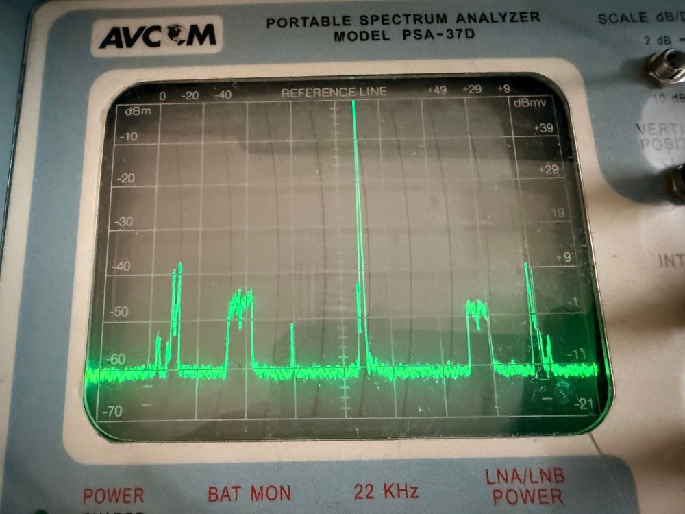 AVCOM PTR-37D With AV-SAC, ADAPTERS AND ORIGINAL MANUAL