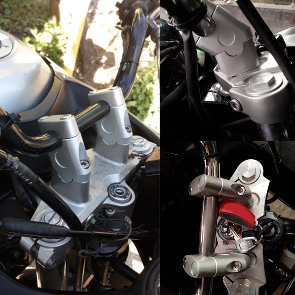 Universal Motorcycle Handle Bar Riser For Comfortable Riding Posture PYHD