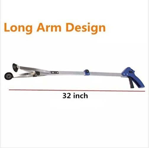 [New Version]2 Pack Foldable Reacher Grabber Tool, Long 32" Foldable Extender