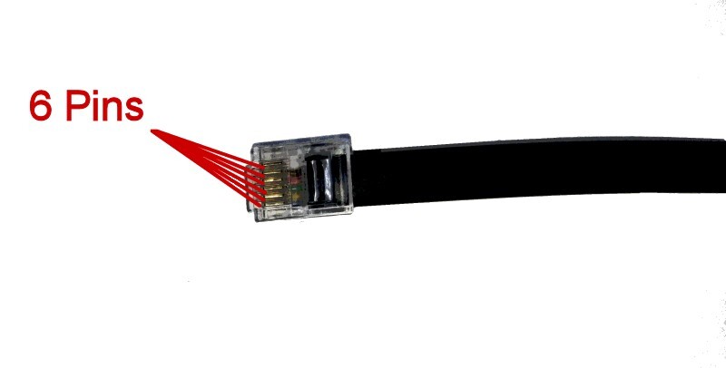 FTM-500DR Control Head Extension Cable 20 ' & Microphone Extension 15' Black