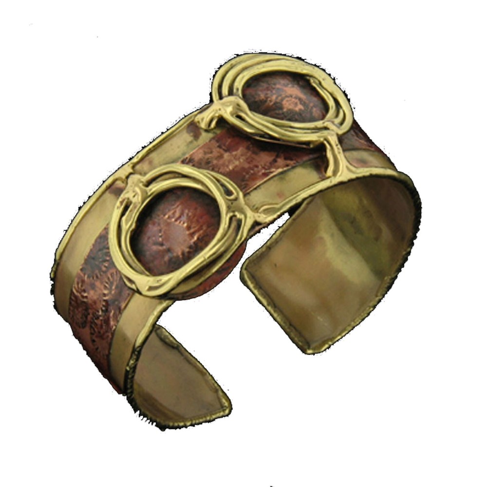 Necklet Bangle & Ear Rings Creative Copper Hand Made (088)