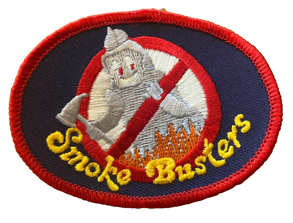NOS Vintage Smoke Busters Fire Patch