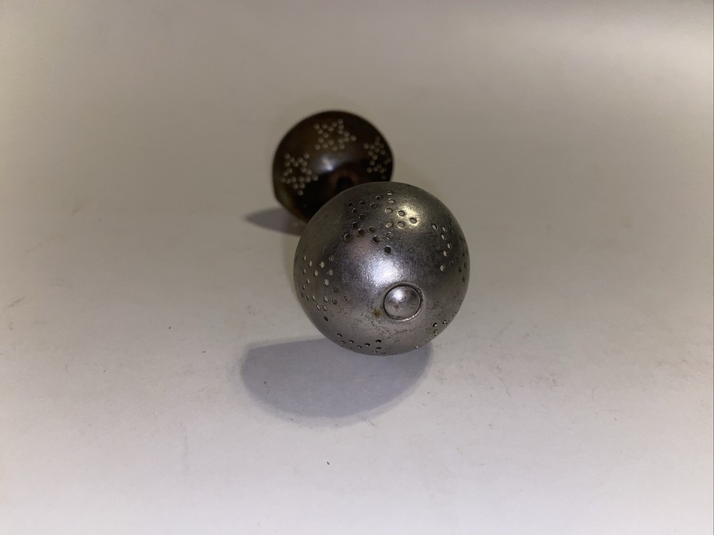 Vintage Metal Sliding Tea / Herb Tea Infuser 5” Unique Star Pattern