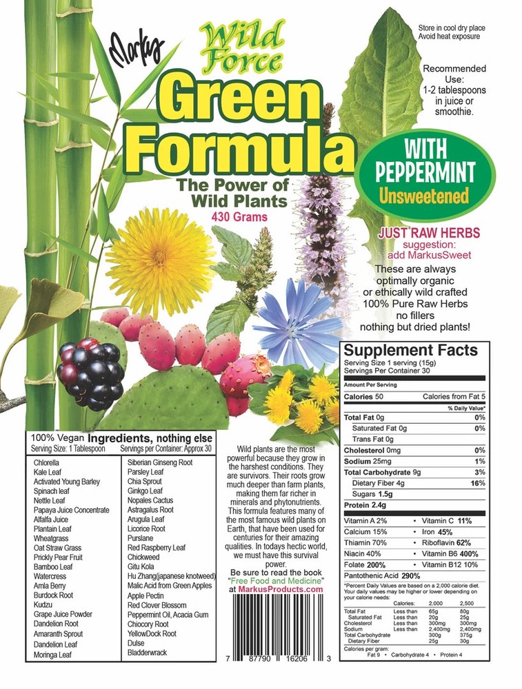 Wild Force Green Formula (1 lb bag)