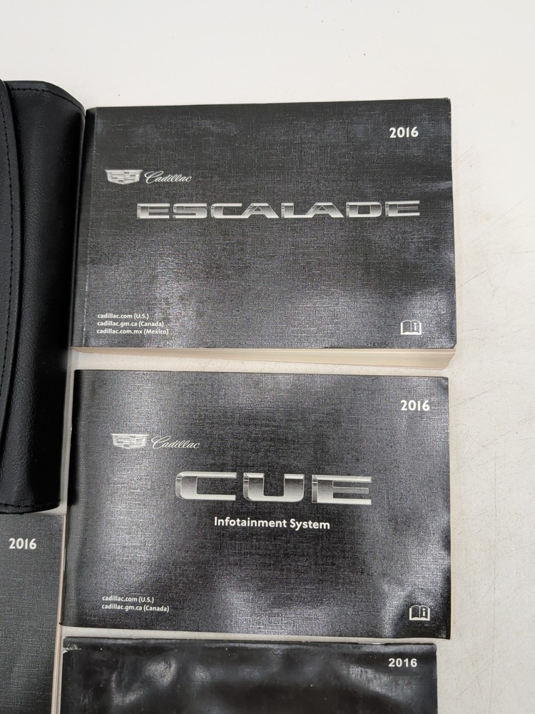 2016 Cadillac Escalade Owner’s Manual Complete Set Navigation W/ Case