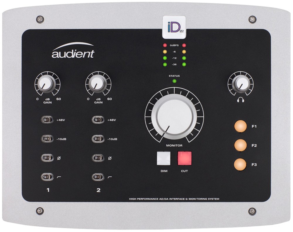 Audient iD22 AD/DA Interface and Monitoring System