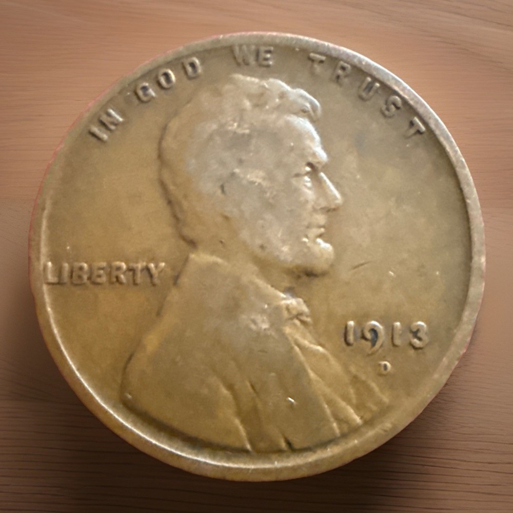1913-D Good Condition Problem Free Lincoln Wheat Cent FAST SHIPPING