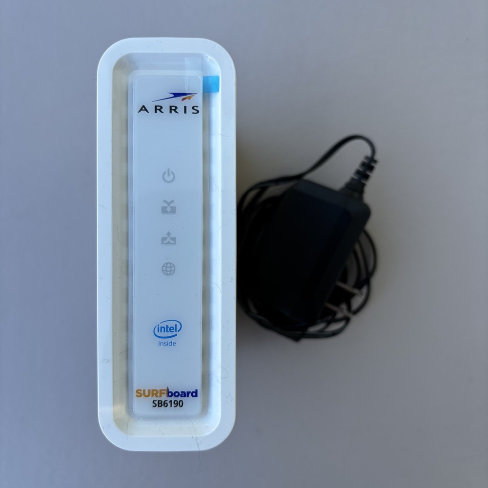 ARRIS Surfboard SB6190 DOCSIS 3.0 Cable Modem White Tested