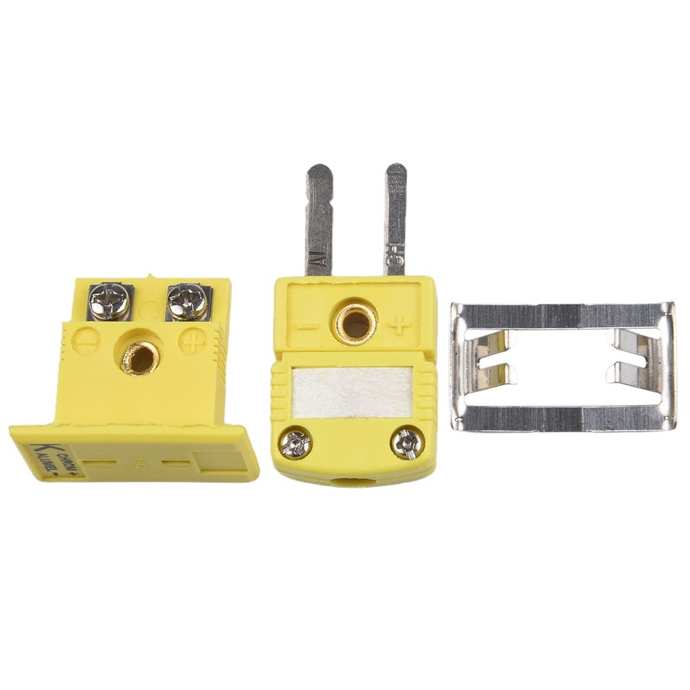 Alloy One-Set K Type Thermocouple Miniature Socket & Panel Mount Plug-Connector