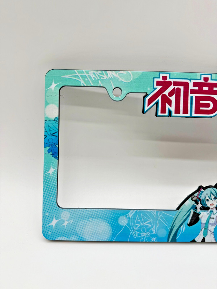 Hatsune Miku License Plate Frame