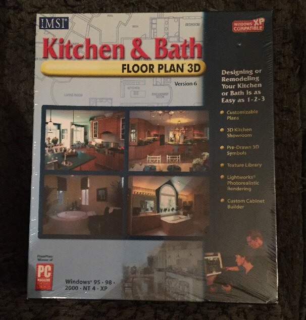 IMSI Kitchen & Bath Floor Plan 3D Version 6 New!
