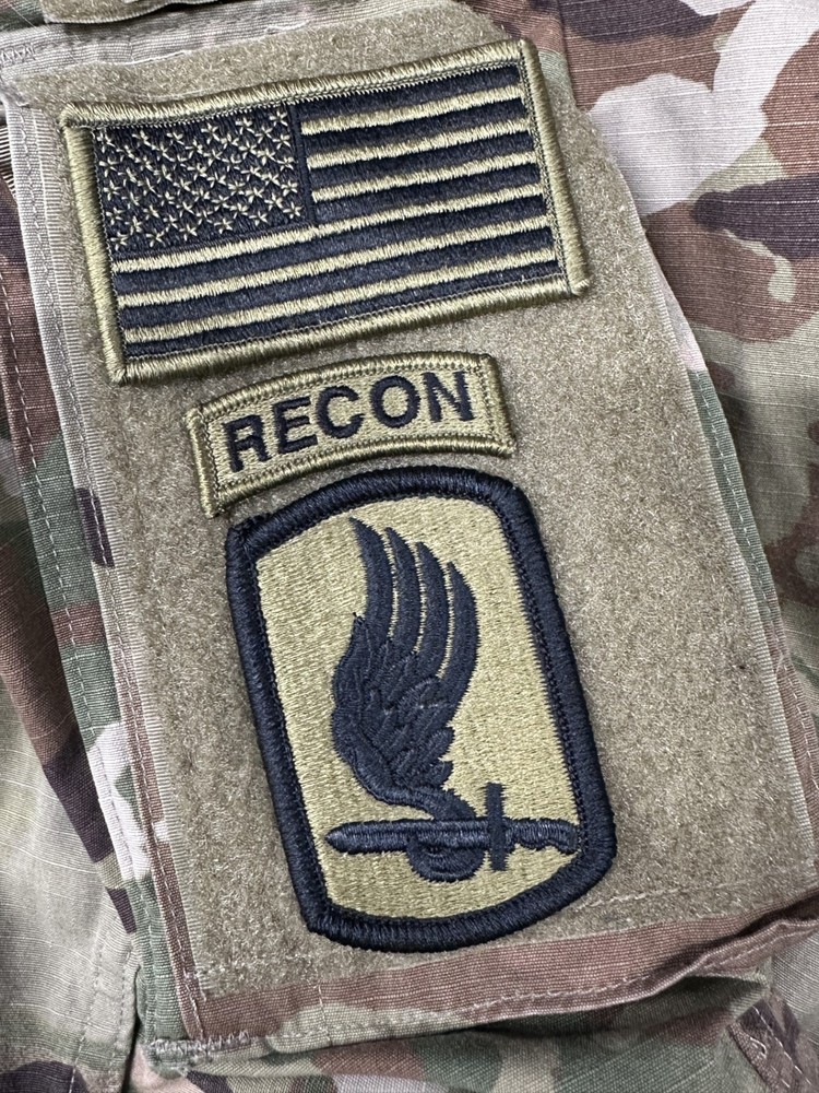 US Army Recon Ocp Acu Patch Scorpion Multicam Uniform Scratch Patch