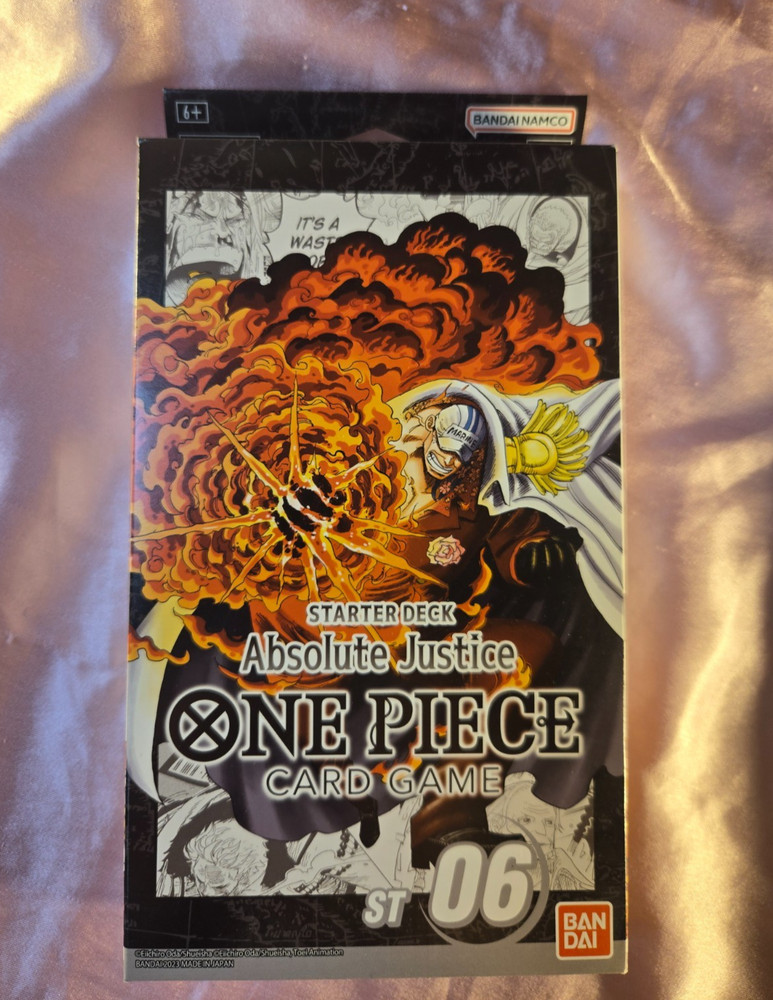 One Piece CCG Absolute Justice ST-06  *New/Sealed*