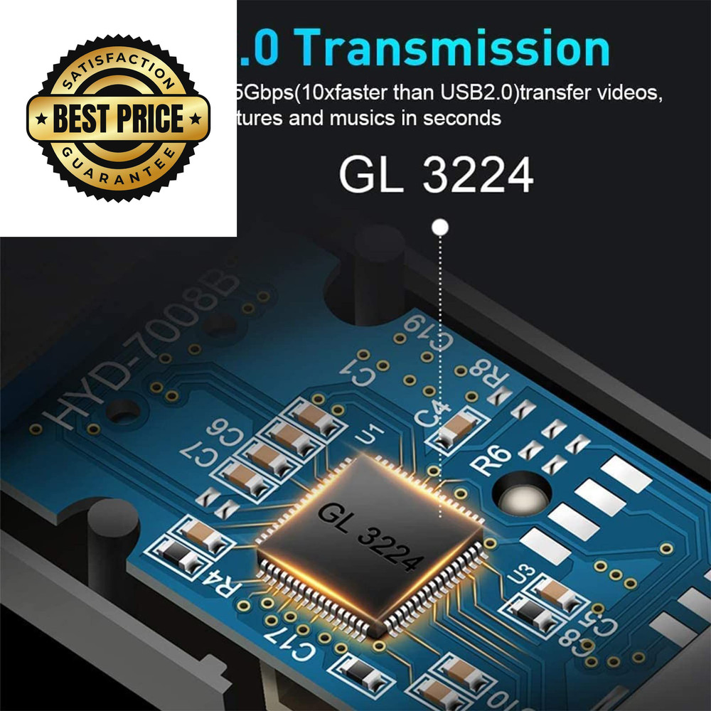 USB 3.0 SD Card Reader, Rocketek 2 Slots Memory Reader card reader