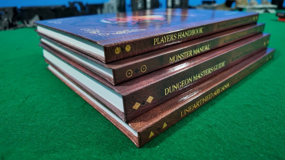 1E CORE BUNDLE! Dungeon Masters Players Handbook Monster Manual Unearthed AD&D