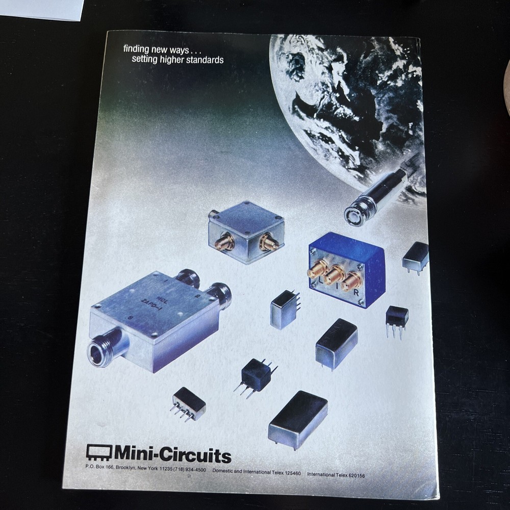 Mini-Circuits 1985 / 1986 RF / IF Signal Processing Handbook Volume 1