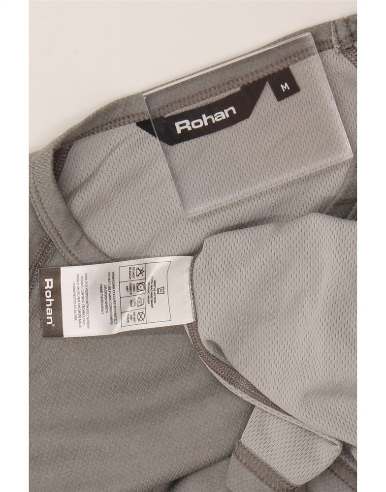 ROHAN Mens T-Shirt Top Medium Grey Polyester AI11