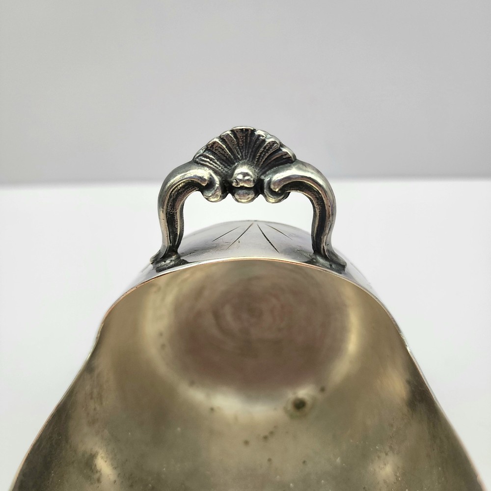 Antique Sheffield England Silver Plated Sugar Scuttle