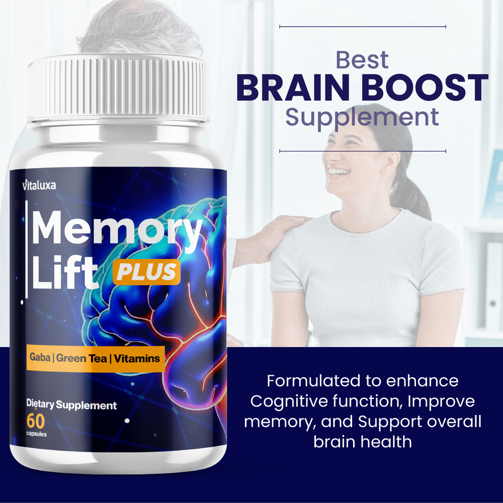 (5 Pack) Memory Lift Brain Maximum Support Supplement Formula (300 Capsules)