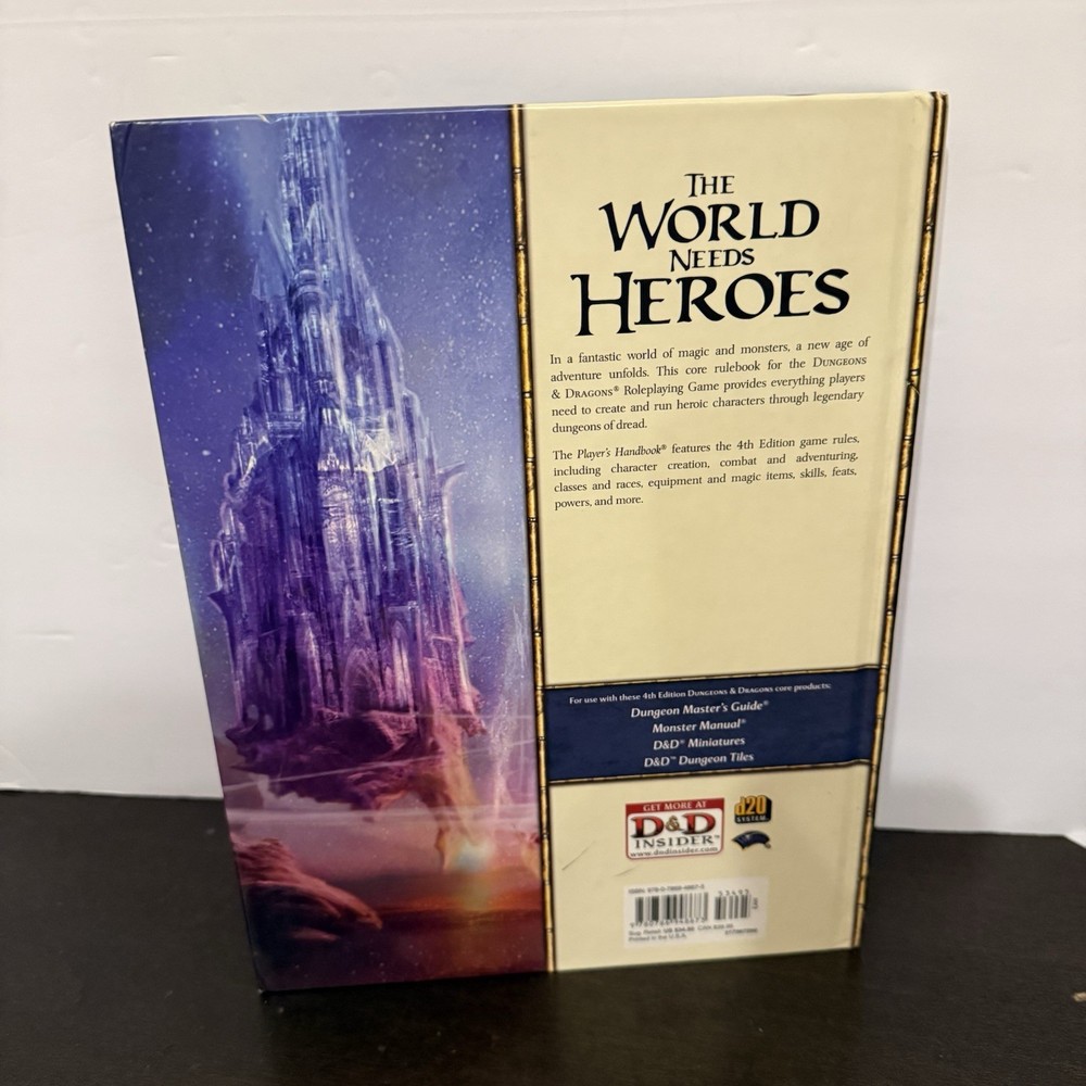 Dungeons and Dragons 4th Edition Core Rulebook Collection 3 Book Set 2008 EUC