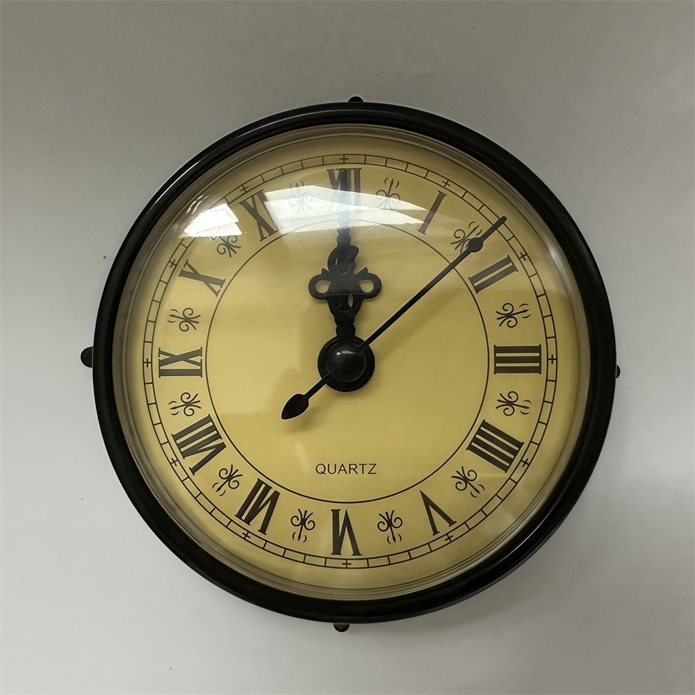 Replacement Quartz Clock Insert 80MM with Silent Movement and Roman Numerals