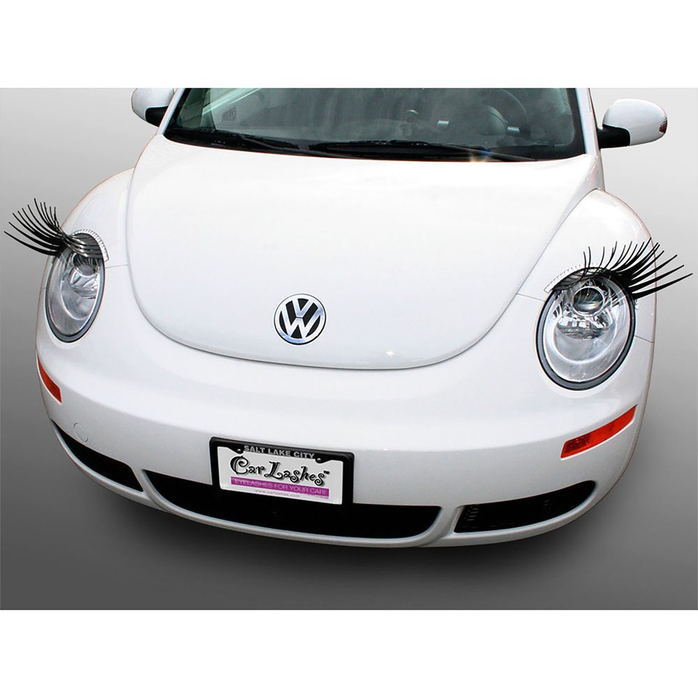 CarLashes Whimsical Giant Headlight EyeLashes - BLACK
