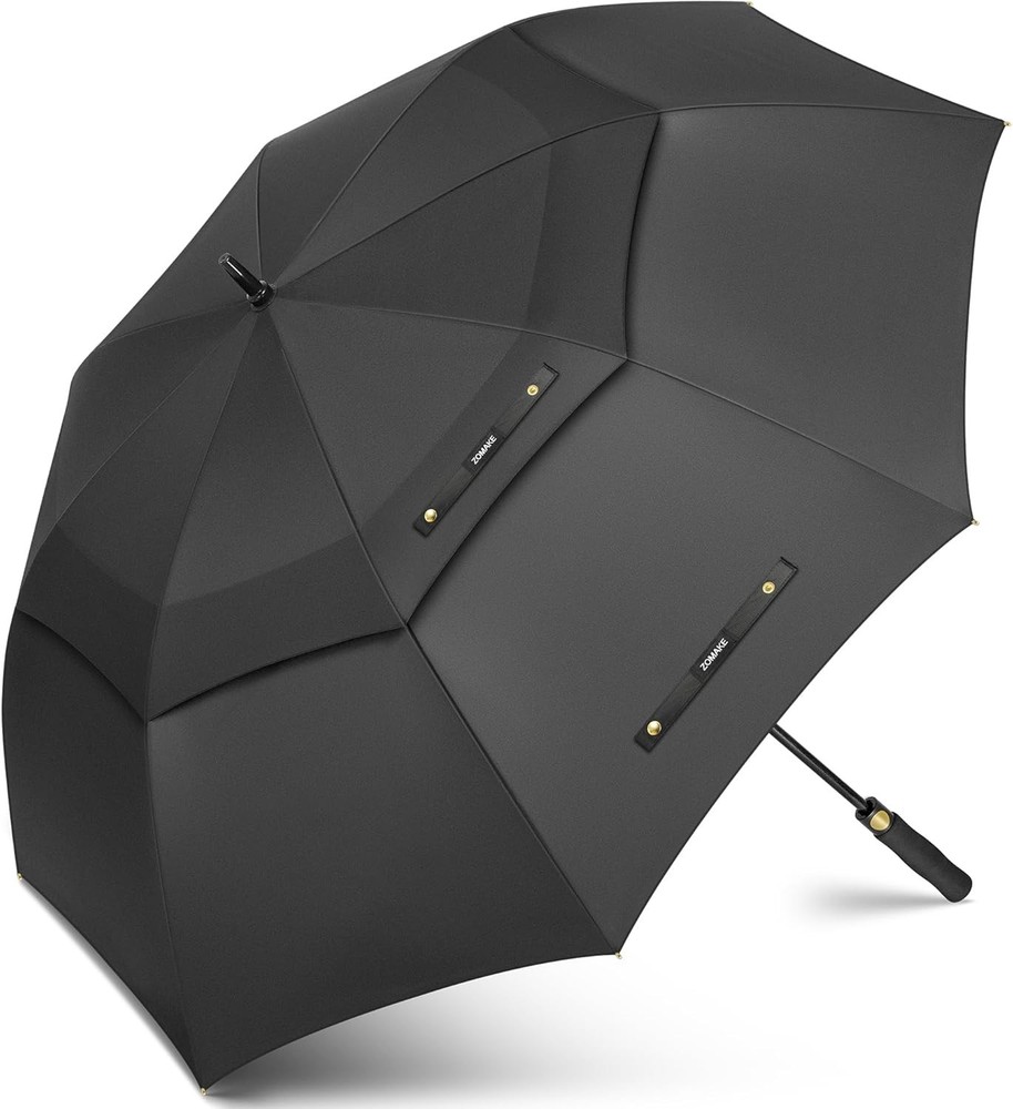 Golf Umbrella Windproof, Extra Large Oversized Heavy Duty Double Canopy for R...