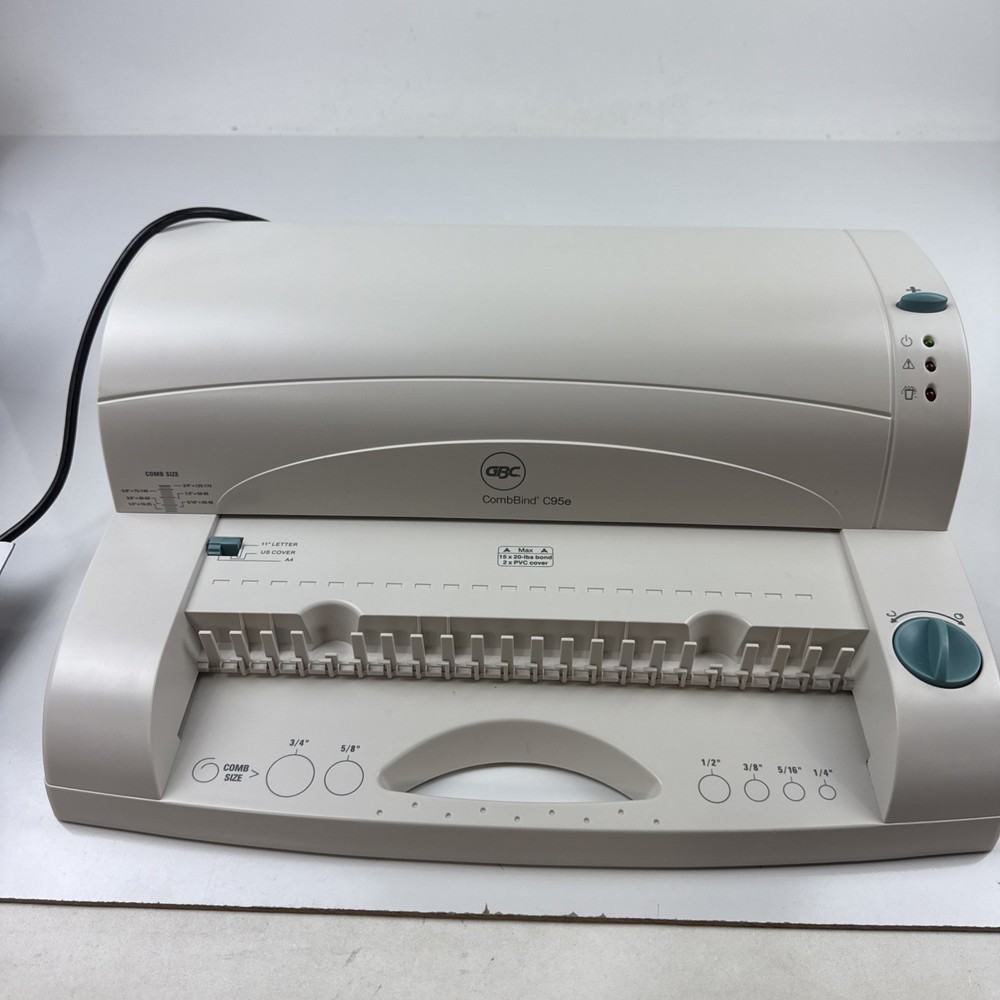 GBC CombBind C95e Manual Comb Binding Machine