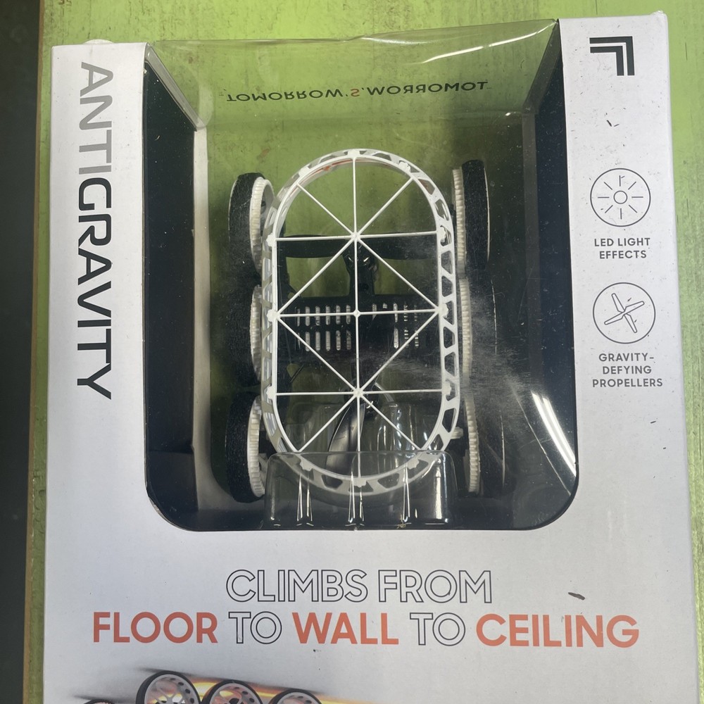 Sharper Image Gravity Rover Remote Control Wall Ceiling Crawler New In Box 2020