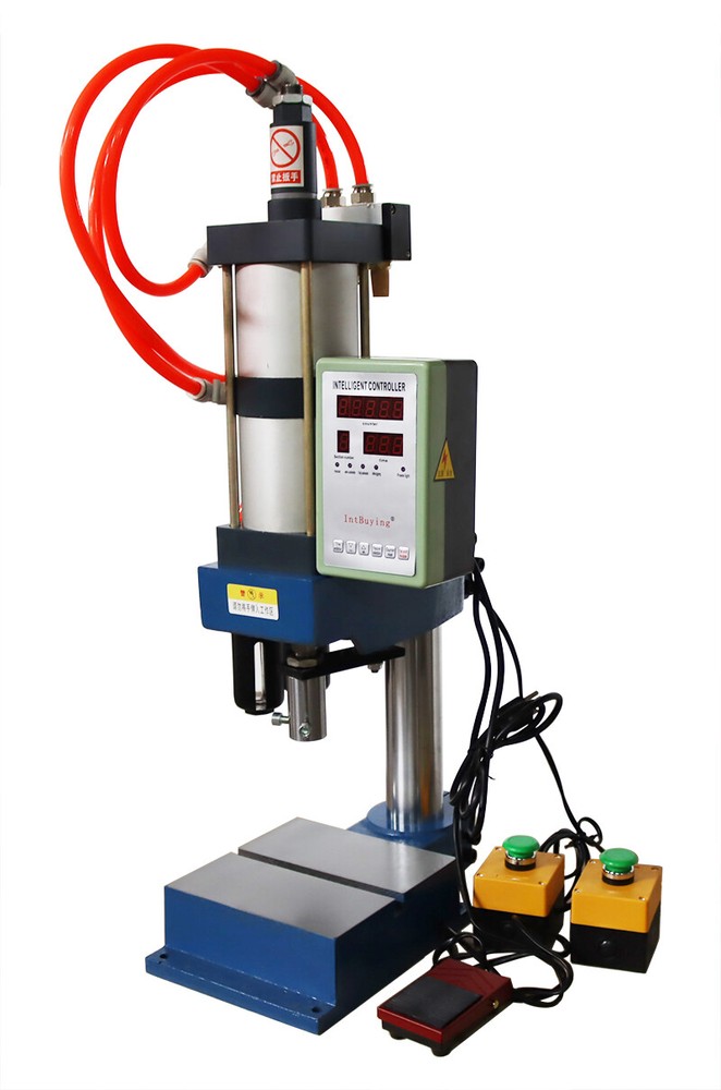 110V Pneumatic Punch Press Machine with Controller 2200lbs/1000kg
