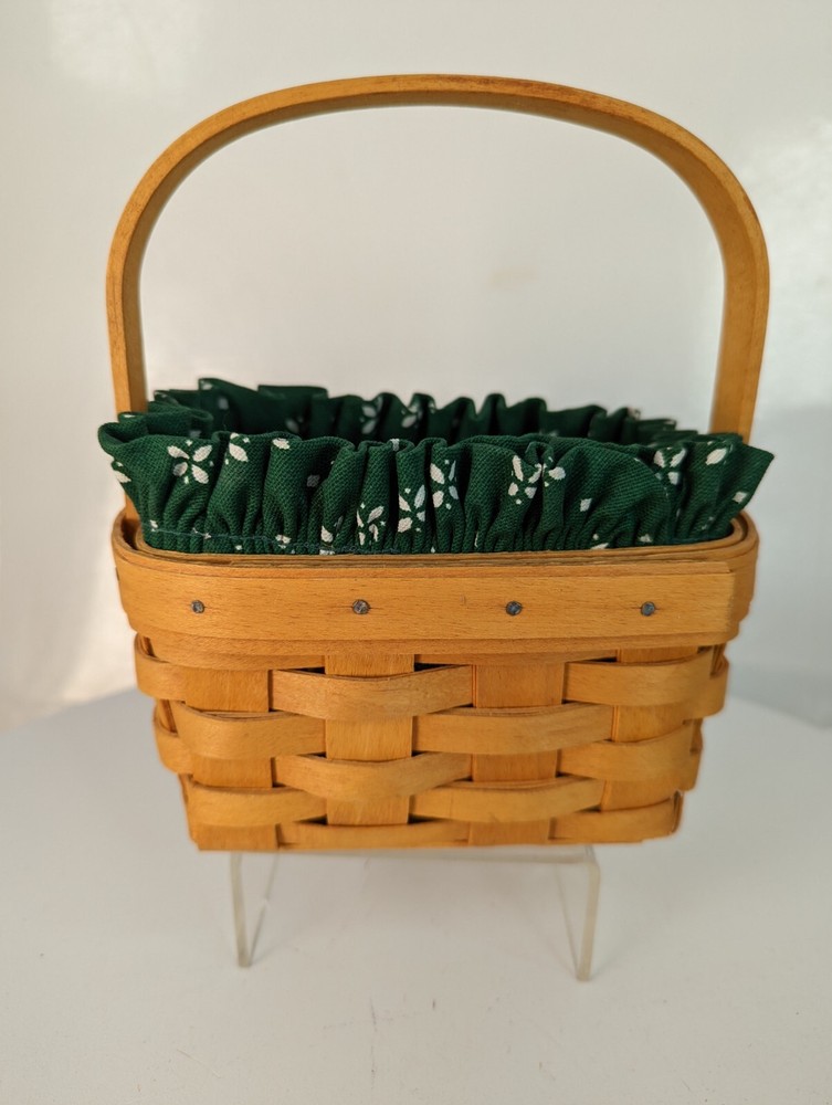 Longaberger 1998 Hostess Appreciation Combo Fabric & Protector Basket