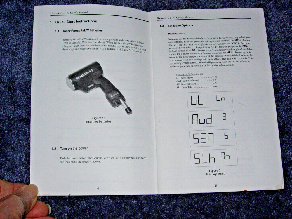 Decatur Genesis VP Police Radar User Manual!