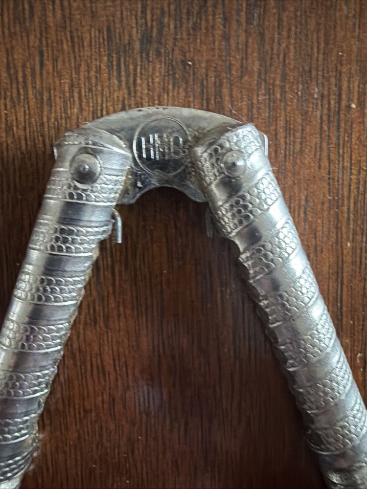 Vintage HMQ Metal Nutcracker Lobster Shell Crab Claw Cracker