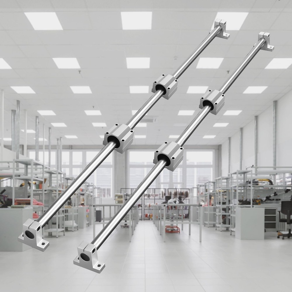 SFC20 1000mm Linear Guide Rail Set with Blocks and Supports for CNC 3D Printer