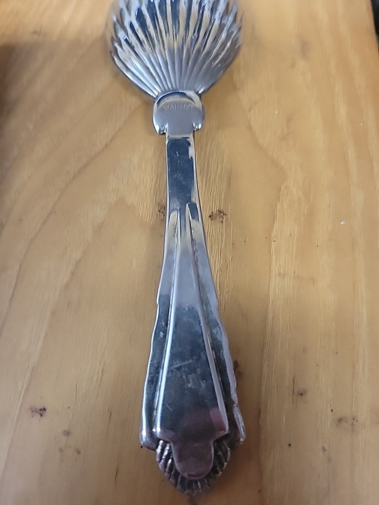SILVER PLATED FRUIT SPOON