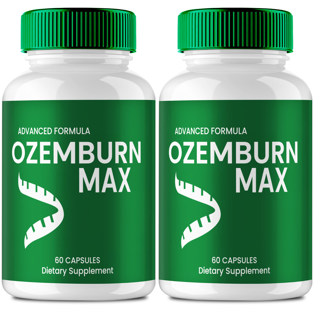 (2 Pack) OzemBurn Max Weight Loss Pills, OzemBurn Max Advanced Support Formula