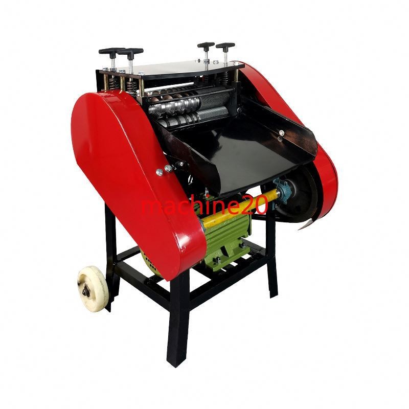 Double-core rubber waste copper wire and cable stripping machine