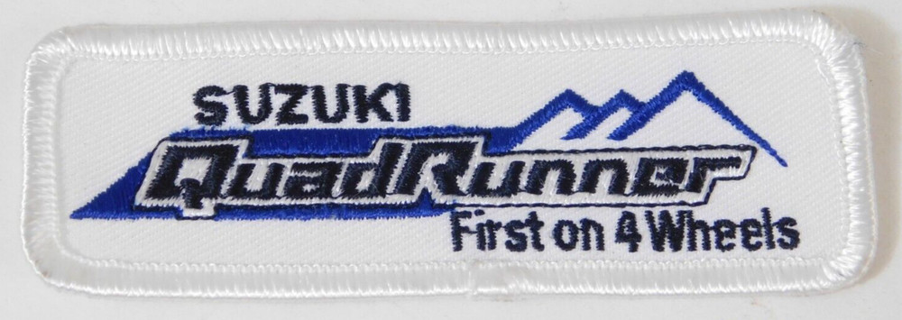 1 NOS Genuine Suzuki Quadrunner ATV Quad Runner Jacket Coat Hat OEM Patch NEW