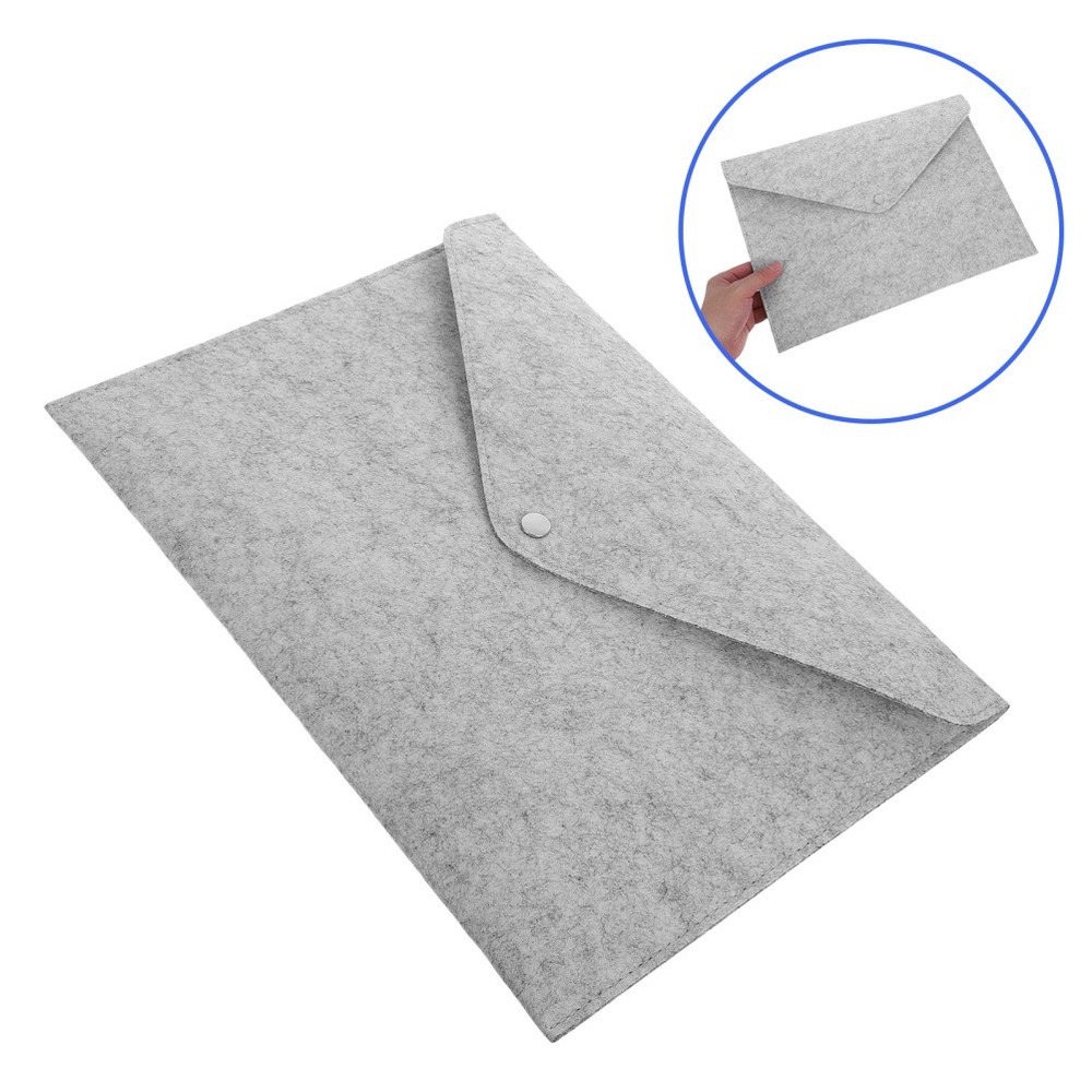 Felt Paper Organizer Document Folder Letter Size Briefcase Envelope Handbag
