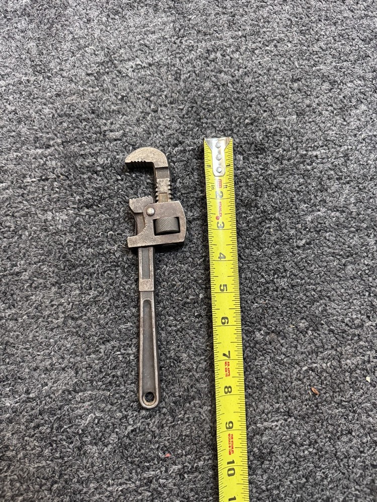 PFXTD Adjustable Wrench METAL Handle, 8", USA